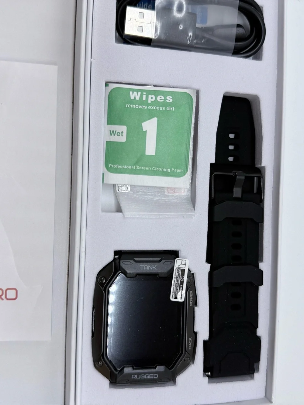 NEW KOSPET Tank M1 Pro Smart Watch - Rugged Black